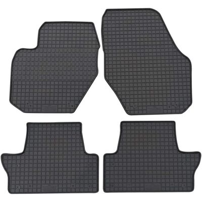 Petex Black Car Floor Mats - High Edge, 4 pcs, For Volvo S60, V60, XC60 Petex Black Car Floor Mats - High Edge, 4 pcs, For Volvo S60, V60, XC60