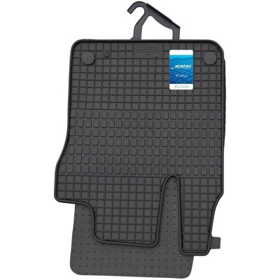Petex Black Rubber Car Floor Mats for Smart Forfour II - Fit & Protect Petex Black Rubber Car Floor Mats for Smart Forfour II - Fit & Protect