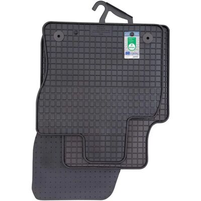 Petex Kodiaq Gumi szőnyegek készlet - Elöl és hátul - Fekete Petex Kodiaq Gumi szőnyegek készlet - Elöl és hátul - Fekete
