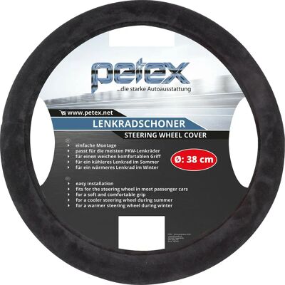 Petex Modell 1108 Schwarzes Lenkradschoner - Auto Innenraum Zubehör Petex Modell 1108 Schwarzes Lenkradschoner - Auto Innenraum Zubehör