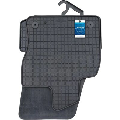 Petex Karoq Gummifußmatten Set - Maßgeschneidert - Schwarz Petex Karoq Gummifußmatten Set - Maßgeschneidert - Schwarz