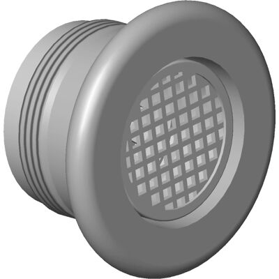 Dornbracht Modell 04230101700 - Luftbrause mit mattem Platin-Finish Dornbracht Modell 04230101700 - Luftbrause mit mattem Platin-Finish