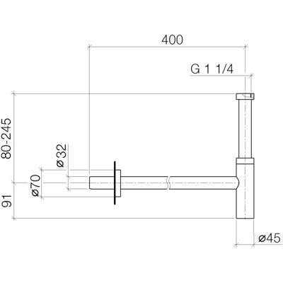 Dornbracht Runder Geruchverschluss - Drain Trap Dornbracht Runder Geruchverschluss - Drain Trap