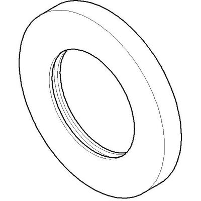 Dornbracht Dornbracht Rosette - 78mm Diameter, 9mm Thick, Gelakt messing - Wandmontage Dornbracht Dornbracht Rosette - 78mm Diameter, 9mm Thick, Gelakt messing - Wandmontage