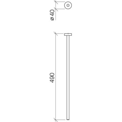 Dornbracht Modello 83211979 Portasalviette Fisso Cromato - Porta Asciugamani Dornbracht Modello 83211979 Portasalviette Fisso Cromato - Porta Asciugamani