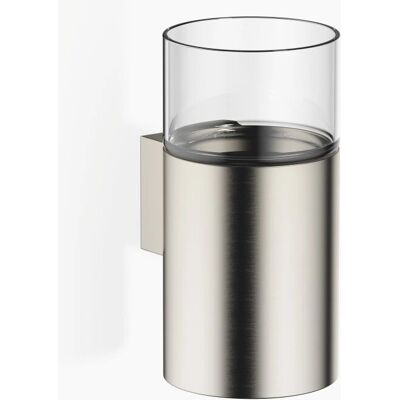 Soporte de vidrio DORNBRACHT - Platino cepillado - Cristal - Modelo de pared Soporte de vidrio DORNBRACHT - Platino cepillado - Cristal - Modelo de pared