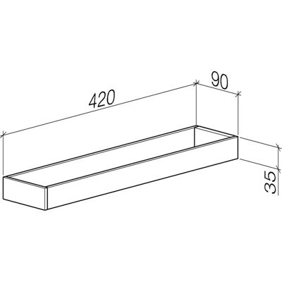 Dornbracht Modello 83210780-06 - Portasalviette in Platino Spazzolato a Due Parti Dornbracht Modello 83210780-06 - Portasalviette in Platino Spazzolato a Due Parti