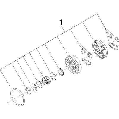 Dornbracht Model 90301108500 Reparatieset - repair kit Dornbracht Model 90301108500 Reparatieset - repair kit