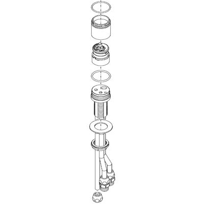 Dornbracht Model 04150509790 - Badkraan Vervangingscartridge Dornbracht Model 04150509790 - Badkraan Vervangingscartridge