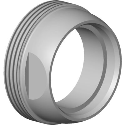 Dornbracht M40 x 2000 Gewindeeinsatz - Gebürstete Platin Dornbracht M40 x 2000 Gewindeeinsatz - Gebürstete Platin