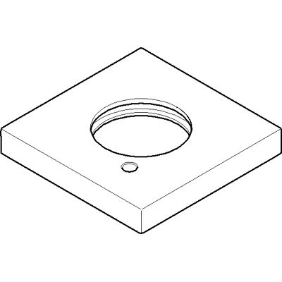 Dornbracht 082797503-06 Rosette Quadrat - Rosette Dornbracht 082797503-06 Rosette Quadrat - Rosette