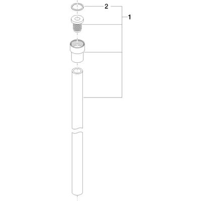 Dornbracht Water Tube - Gebürstet Platin Duschschlauch - 112 cm Dornbracht Water Tube - Gebürstet Platin Duschschlauch - 112 cm
