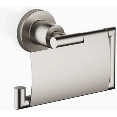 Portarrollos de papel DORNBRACHT Tara con tapa - Mate platino Portarrollos de papel DORNBRACHT Tara con tapa - Mate platino