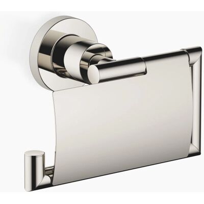 Portarotolo carta DORNBRACHT Tara con copertura - Platino Portarotolo carta DORNBRACHT Tara con copertura - Platino