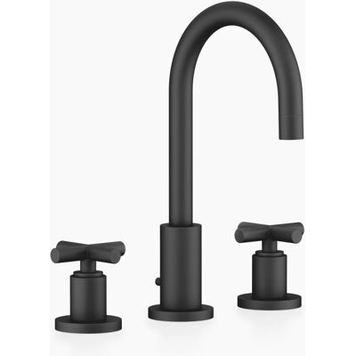 Grifería de Lavatorio DORNBRACHT Tara de Tres Agujeros - Negro Mate 135 mm Grifería de Lavatorio DORNBRACHT Tara de Tres Agujeros - Negro Mate 135 mm