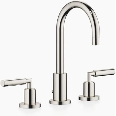 Miscelatore lavabo Dornbracht Tara - Tre fori, scarico automatico, proiezione 135 mm Miscelatore lavabo Dornbracht Tara - Tre fori, scarico automatico, proiezione 135 mm