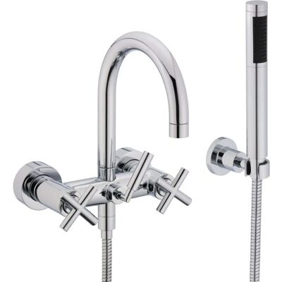 Miscelatore per vasca da incasso DORNBRACHT Tara con set doccia - Cromo Miscelatore per vasca da incasso DORNBRACHT Tara con set doccia - Cromo