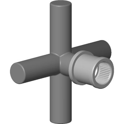 Dornbracht Modell 04208901100-06 - Gebürstete Platinarmaturgriff Dornbracht Modell 04208901100-06 - Gebürstete Platinarmaturgriff