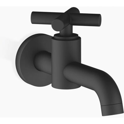Válvula de salida Dornbracht Tara - Negro Mate - 140mm Proyección - Válvula de grifo Válvula de salida Dornbracht Tara - Negro Mate - 140mm Proyección - Válvula de grifo