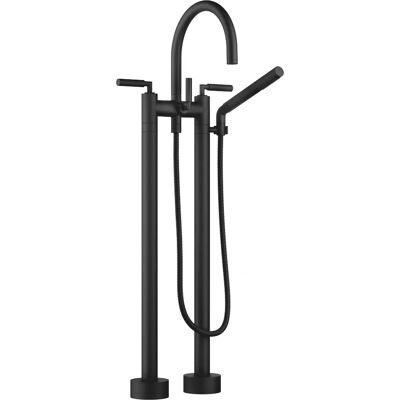 Dornbracht Schwarz Matt Tara Badarmatur - Zweiloch, 220mm Ausladung Dornbracht Schwarz Matt Tara Badarmatur - Zweiloch, 220mm Ausladung