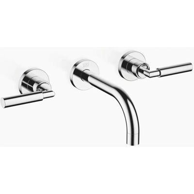 Mezclador de lavabo de pared DORNBRACHT TARA - Proyección 160mm - Cromo Mezclador de lavabo de pared DORNBRACHT TARA - Proyección 160mm - Cromo