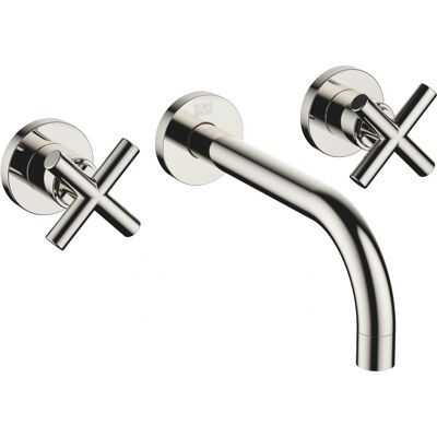 Dornbracht Tara Miscelatore da Parete per Lavabo - Proiezione 190mm - Kit di Montaggio Finale Dornbracht Tara Miscelatore da Parete per Lavabo - Proiezione 190mm - Kit di Montaggio Finale