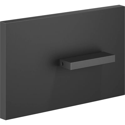TeCe Schwarze Matt WC-Deckel - Spülkasten Abdeckplatte TeCe Schwarze Matt WC-Deckel - Spülkasten Abdeckplatte