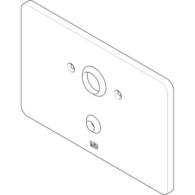 Dornbracht 90110109100-00 Abdeckung - Komplett, Umschaltung, 190x120x9mm Dornbracht 90110109100-00 Abdeckung - Komplett, Umschaltung, 190x120x9mm
