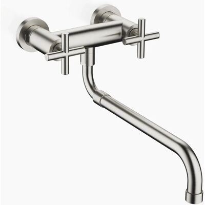 Dornbracht Cocina - Grifo de puente Tara con caño extraíble - Platino mate Dornbracht Cocina - Grifo de puente Tara con caño extraíble - Platino mate