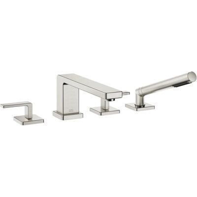 Dornbracht Lulu Miscelatore a quattro fori - Proiezione 215 mm - Platino opaco Dornbracht Lulu Miscelatore a quattro fori - Proiezione 215 mm - Platino opaco