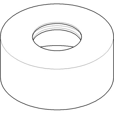 Dornbracht Rosette 092789025 - Rosette - Ø 85 x 39 x 37,5 mm - Platine brossée - Publicité Dornbracht Rosette 092789025 - Rosette - Ø 85 x 39 x 37,5 mm - Platine brossée - Publicité