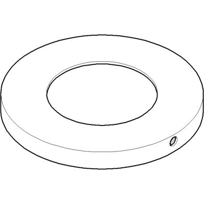 Dornbracht Rosette - Durchmesser 85mm, Innen 46,4mm, Mattweiß Dornbracht Rosette - Durchmesser 85mm, Innen 46,4mm, Mattweiß