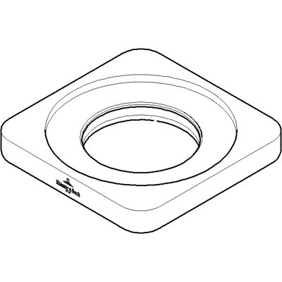 Dornbracht Dornbracht Rosette 092796010-10 Blanc mat - Rosette - Publicité Dornbracht Dornbracht Rosette 092796010-10 Blanc mat - Rosette - Publicité