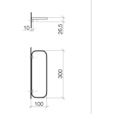 Dornbracht Estante de Pared 83482970 - Estantería Dornbracht Estante de Pared 83482970 - Estantería