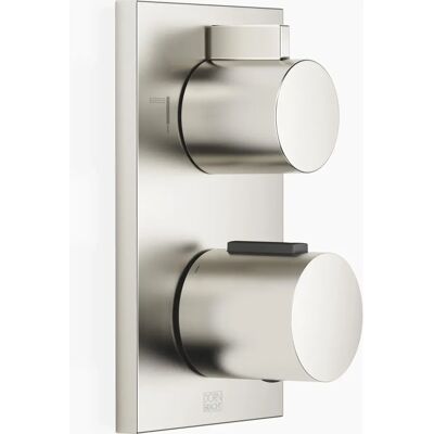 Termostato Dornbracht - Regolazione a due vie - Platino spazzolato - Termostato Termostato Dornbracht - Regolazione a due vie - Platino spazzolato - Termostato