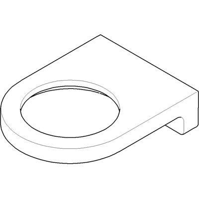 Dornbracht Wandhalter für Glashalter - Chrom 77x26x101 mm Dornbracht Wandhalter für Glashalter - Chrom 77x26x101 mm