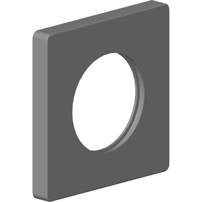 Dornbracht Rosette - 78x78x9mm Chrom - Rosette-Ersatzteil Dornbracht Rosette - 78x78x9mm Chrom - Rosette-Ersatzteil