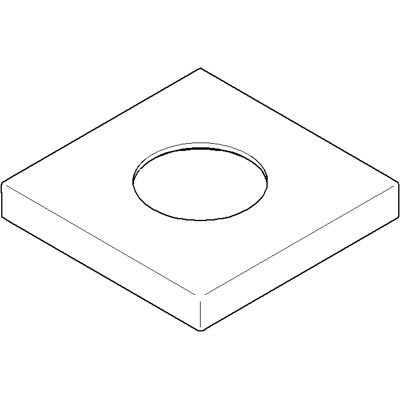 Dornbracht Rosette 092722043-06 platine brossée - Rosette - Publicité Dornbracht Rosette 092722043-06 platine brossée - Rosette - Publicité