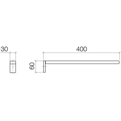 Dornbracht IMO Handtuchhalter - Handtuchstange - 400mm Länge Dornbracht IMO Handtuchhalter - Handtuchstange - 400mm Länge