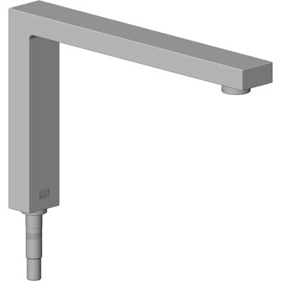 Dornbracht Modèle 90110618904-06 Bec - Débit 8 l/min - Platine brossé - Publicité Dornbracht Modèle 90110618904-06 Bec - Débit 8 l/min - Platine brossé - Publicité