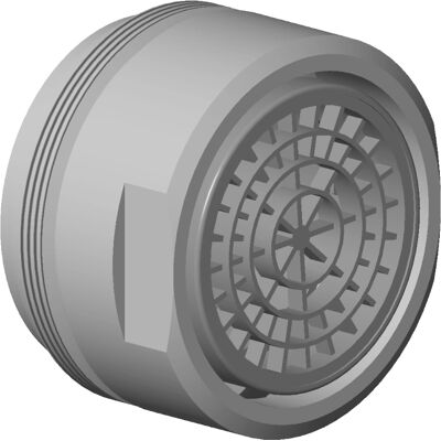 Dornbracht Modell 90230111800-06 - Gebürstete Platin-Luftsprudler Dornbracht Modell 90230111800-06 - Gebürstete Platin-Luftsprudler