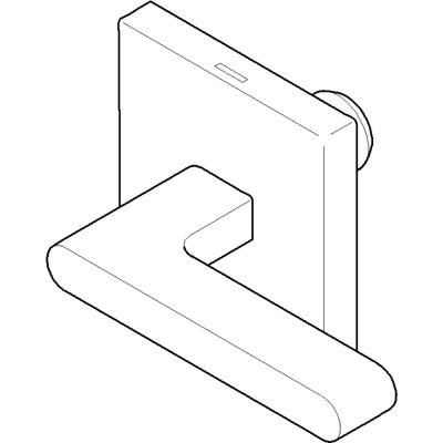 Poignée Dornbracht pour mur - 90207005704-06 - Platine brossée - 60mm - Publicité Poignée Dornbracht pour mur - 90207005704-06 - Platine brossée - 60mm - Publicité