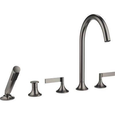 Mezclador de bañera VAIA de Dornbracht - Cinco orificios, Montaje en borde, Desviador automático, 220mm Mezclador de bañera VAIA de Dornbracht - Cinco orificios, Montaje en borde, Desviador automático, 220mm