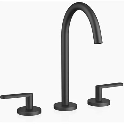 Miscelatore lavabo a tre fori Dornbracht META - Nero opaco - 20713661 Miscelatore lavabo a tre fori Dornbracht META - Nero opaco - 20713661
