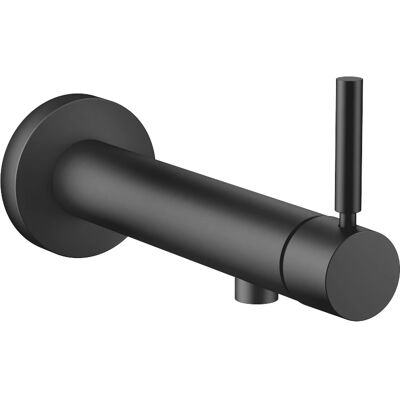Robinet monocommande Dornbracht Meta noir mat - Lavabo - Publicité Robinet monocommande Dornbracht Meta noir mat - Lavabo - Publicité