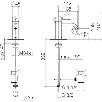 Dornbracht Meta Miscelatore Monocomando Lavabo - Rubinetto Dornbracht Meta Miscelatore Monocomando Lavabo - Rubinetto