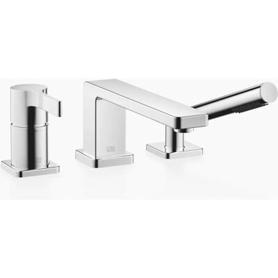 Dornbracht LULU Grifo monomando para bañera - Cromo, 3 orificios, Modelo 27412710 Dornbracht LULU Grifo monomando para bañera - Cromo, 3 orificios, Modelo 27412710