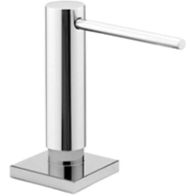 Dornbracht Spender mit Rosette - Ausladung 109 mm, 500 ml, Silber Dornbracht Spender mit Rosette - Ausladung 109 mm, 500 ml, Silber