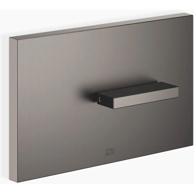 TeCe Dunkelplatin Abdeckplatte - Doppelsystem - WC Up TeCe Dunkelplatin Abdeckplatte - Doppelsystem - WC Up