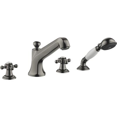 Dornbracht Madison Miscelatore Bagno - 4 Fori, Proiezione 225 mm, Platino Scuro Dornbracht Madison Miscelatore Bagno - 4 Fori, Proiezione 225 mm, Platino Scuro